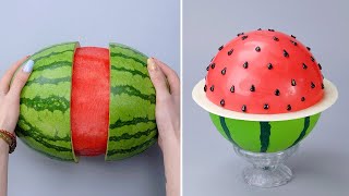 So Tasty Delicious Watermelon Cake Ideas | So Yummy Cake Compilation | Homemade Chocolate Cake Idea