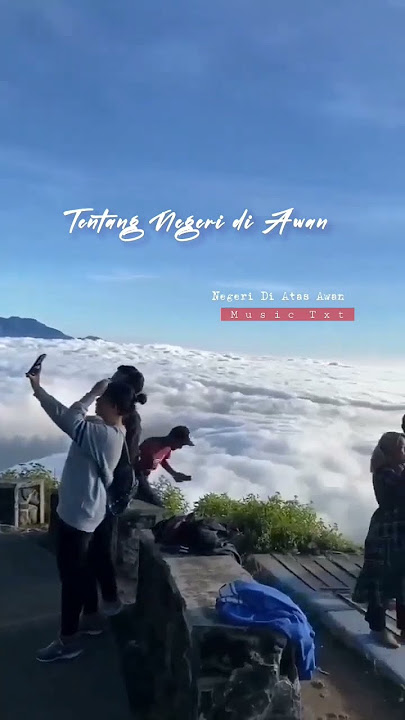 Negeri Di Atas Awan - Katon Bagaskara (Lirik Lagu) #storywa #shorts