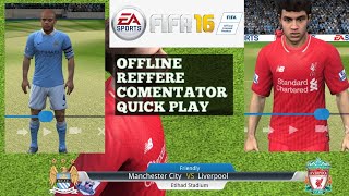 FUT16 MOBILE OFFLINE MANCHESTER CITY VS LIVERPOOL screenshot 5