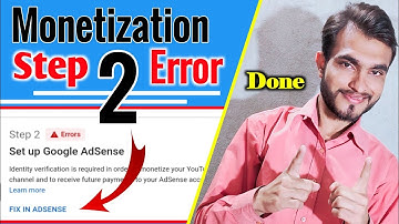 Monetization Step 2 Error Fixed | You are Making Important Changes to 5.7 your Youtube Channel 2020