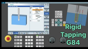 G84 Rigid Tapping Cycle in Siemens CNC controller- G84 Tapping in SINUMERIK 828D & 840DSL