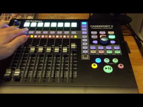 Controlling MIDI CCs and feedback on faders with Presonus Faderport 8