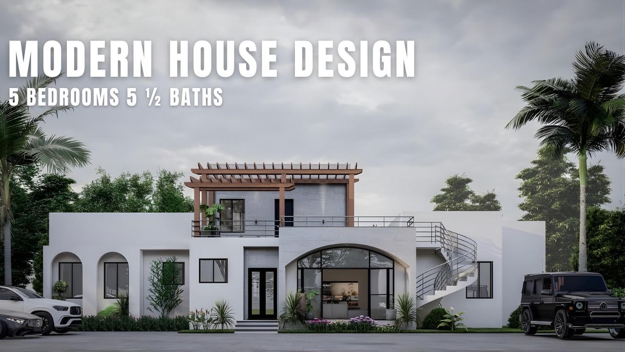 House Design Modern 5 bedroom 5 and a half bathroom Luxury Home