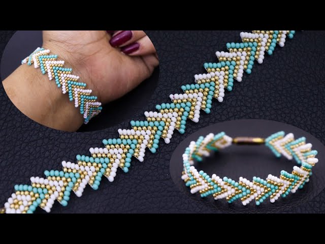 Easy Seed Bead Linked Bracelet – A Beginner Friendly Tutorial – The Artisan  Duck