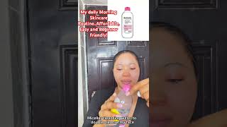 Morning skincare routine.with affordable products🥳 #skincareroutine#Simplesafe #affordableskincare