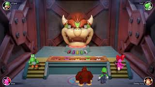 Bowsers Big Blast Hard Difficulty - Mario Party Superstars Gameplay