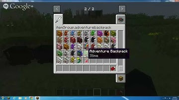 Adventure Backpack mod showcase