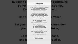 To my Son #motivation #quotes #tips #psychology #shortvideo #trending #viral #short #youtubeshorts