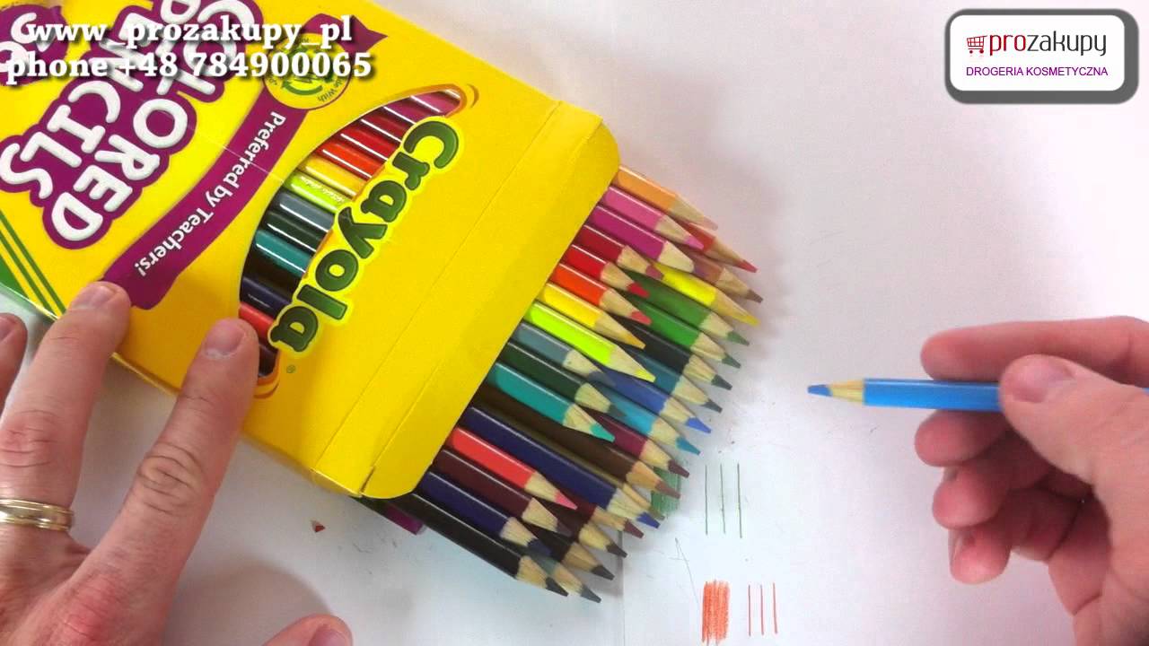 CRAYOLA 36 COLORED PENCILS 50 KREDKI OŁÓWKOWE - YouTube CRAYOLA 36 COLORED PENCILS 50 KREDKI OŁÓWKOWE - YouTube