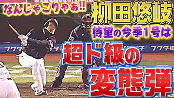 柳田 変態ホームラン 柳田 変態ホームラン