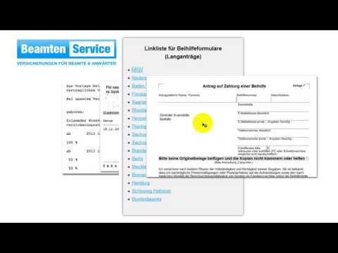 Beihilfe beantragen - Anleitung | BeamtenService.com