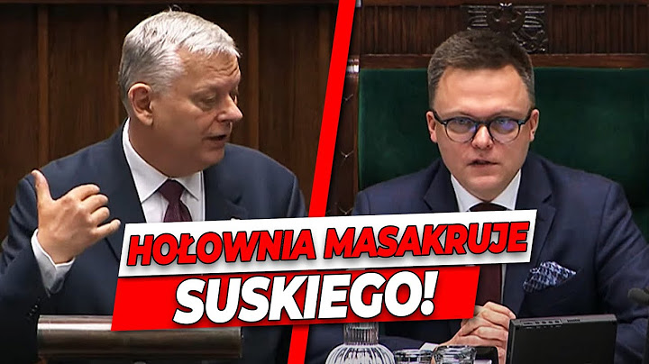Marszałek Hołownia dobitnie ripostuje Suskiego!