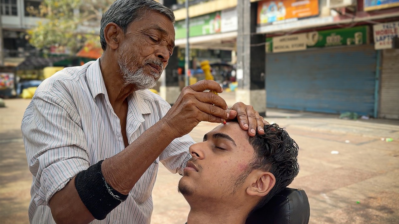 Best MIND-BLOWING Stress Relief Indian Head Massage With Multiple TOOLS | ASMR For QUICK SLEEP
