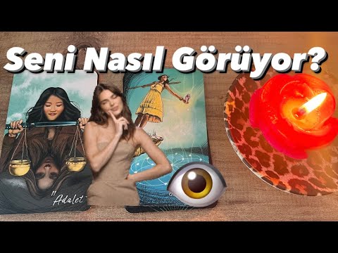 Seni Nasıl Görüyor👁️❤️‍🔥❓#aklımdakikisi #desteseç #tarot #burçlar #erildişil #platonikaşk