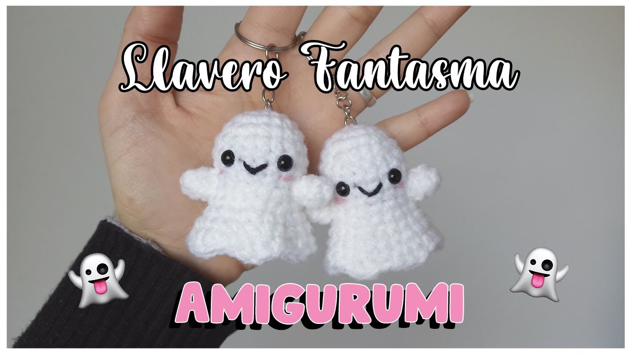 TUTORIAL Llavero fantasma amigurumi - halloween