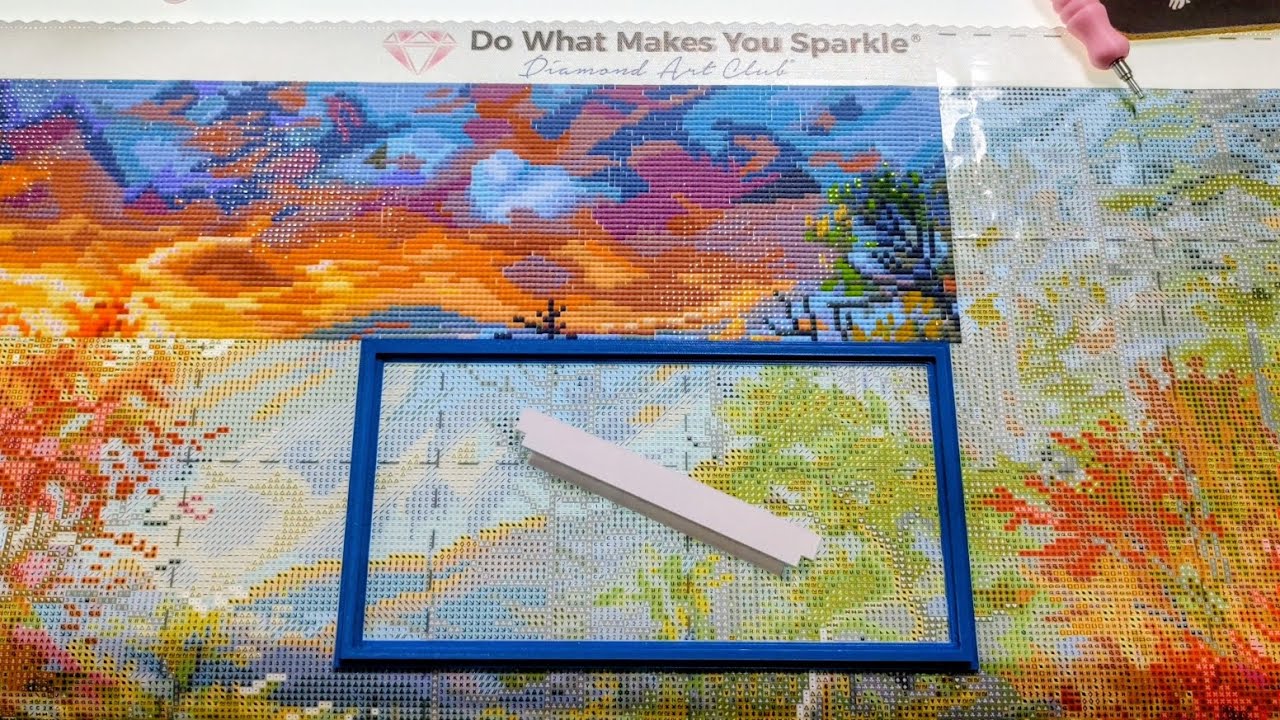 The Diamond Brush Canvas Window Reveal !! 