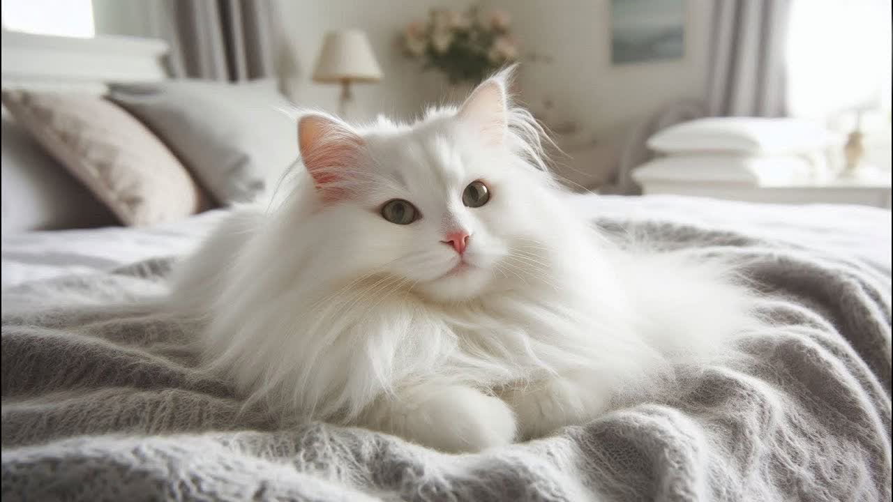 528Hz Healing Music for Cats (with cat purring sounds) - Calming Cat Music For Separation Anxiety|