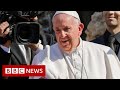 Pope Francis prays among churches ruined by ISIS in Iraq - BBC News