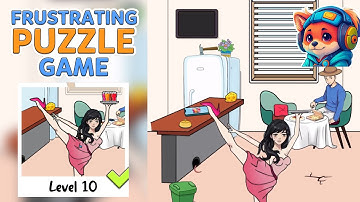 Frustrating Puzzle Game – Level 10 help her show her balancing Walkthrough Solutions | iOS / Android