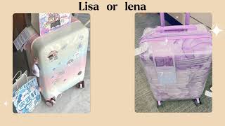 Lisaor Lena (cute bag & suitcase edition)