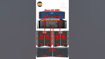 Ahuja 4Top 2Bass 2amplifier Full connection/ Dj setup connection