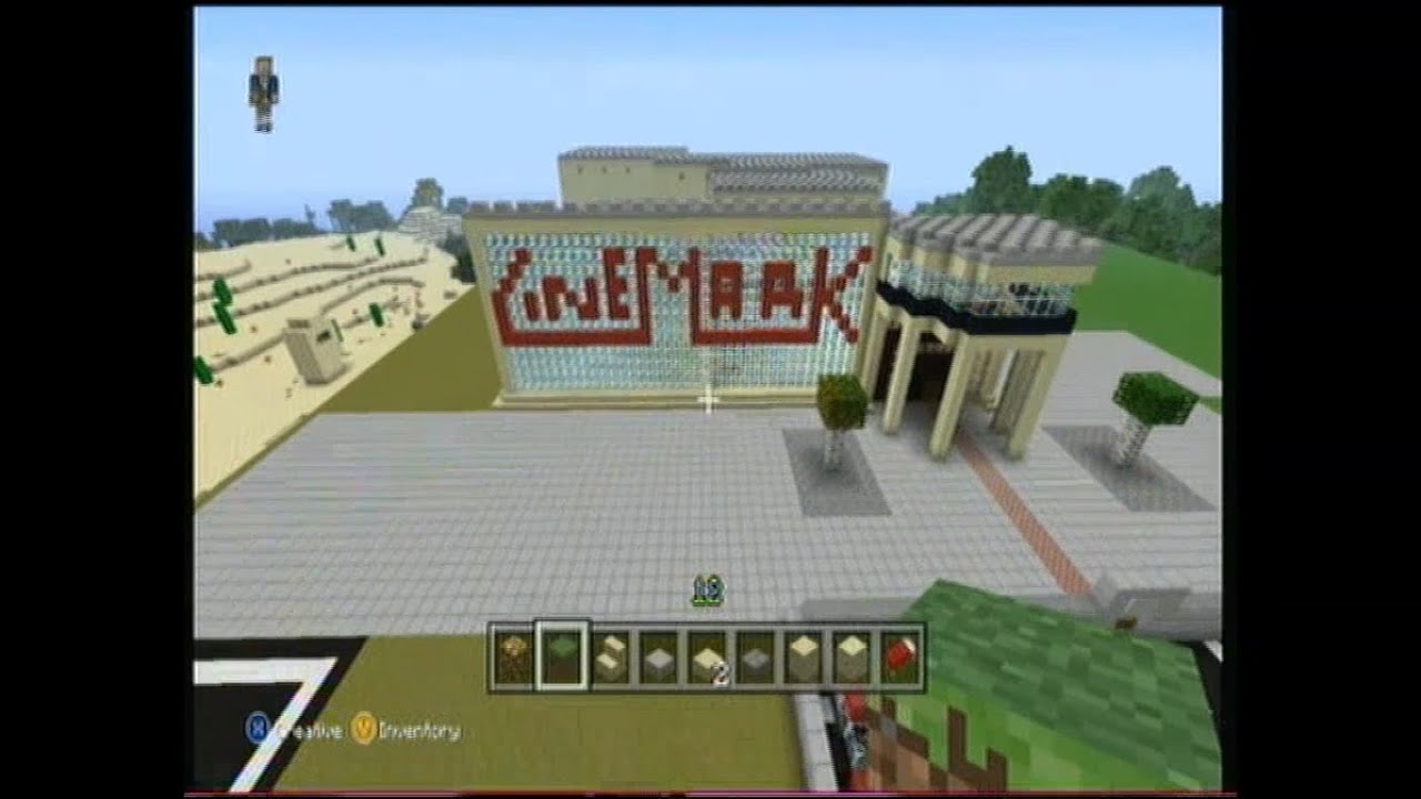 Minecraft - Cinemark (Movie Theatre) Built in Minecraft 