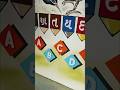 Alphabet for kids | કલમ ખડીયો | #abcd #shorts #walldesign