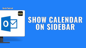 How To Add Calendar To The Side in Outlook ?