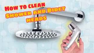 How to Clean Shower Head and Bidet [ENG/FIL]