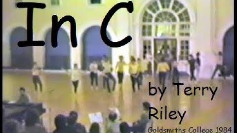 IN C, by Terry Riley :  A Performance with Choreography (1984)