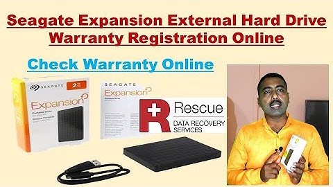 How to register Seagate Expansion Hard Drive | How to check warranty online | Data Recovery Service