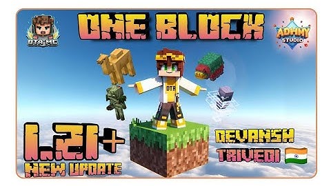 BEST ONE BLOCK MAP FOR MCPE 1.21.94+🔥|| ONE BLOCK MAP OFFICAL VERSION || ONLINE GAMER 2.0 ||