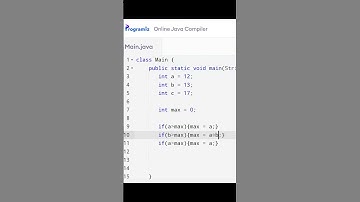 Largest of Three Numbers in Java (Bangla) — in 90 Seconds