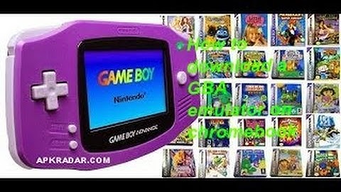 How to download a GBA emulator on a chromebook