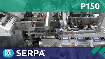 P150 Intermittent Cartoner running blisters with u-fold leaflet insertion