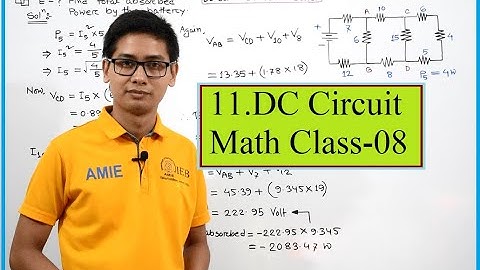 11.DC Circuit Math Class-08।। ডিসি সার্কিট ম্যাথ ক্লাস-০৮