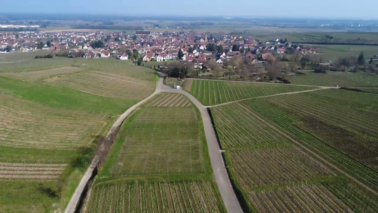 Paysage agricole français en 4K | Drone aérien