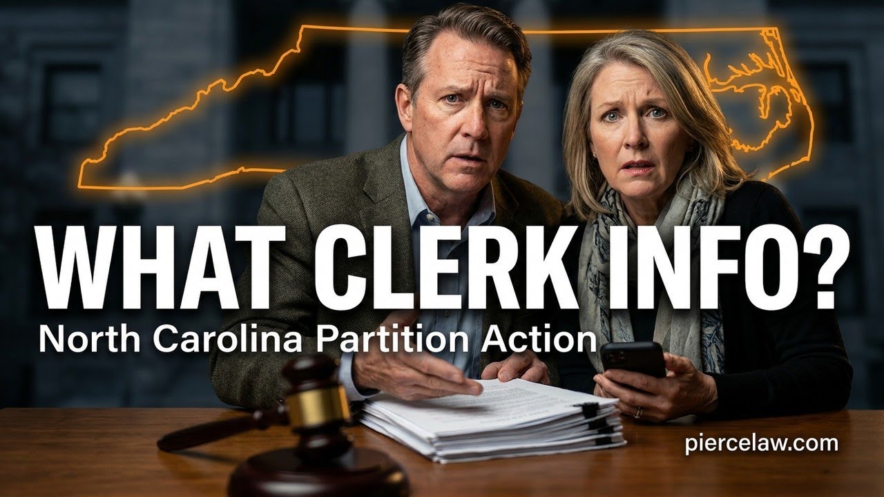 What Info Does My Lawyer Need for a Partition Action? | NC