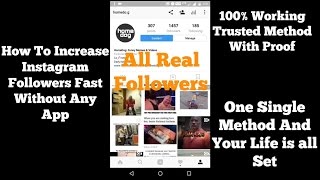 best m!   ethod to gain real instagram followers without any app trusted latest 2017 - instagram followers gainer app