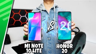 Xiaomi Mi Note 10 Lite VS Honor 20 | Comparativa | Top Pulso