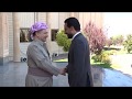 لقاء رئيس البرلمان محمد الحلبوسي مع السيد مسعود بارزاني 