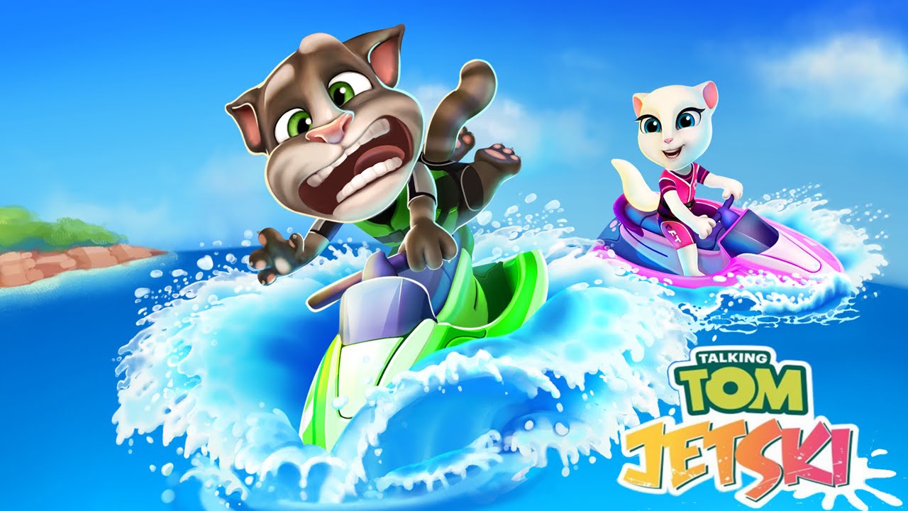Talking Tom Jetski Android Gameplay - Videos Games for Children HD #1