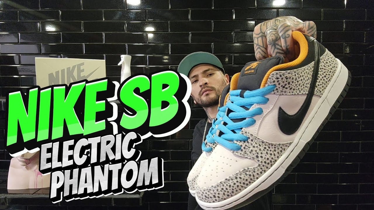 Nike SB Dunk Low Pro Electric Phantom and Black (unboxing y review