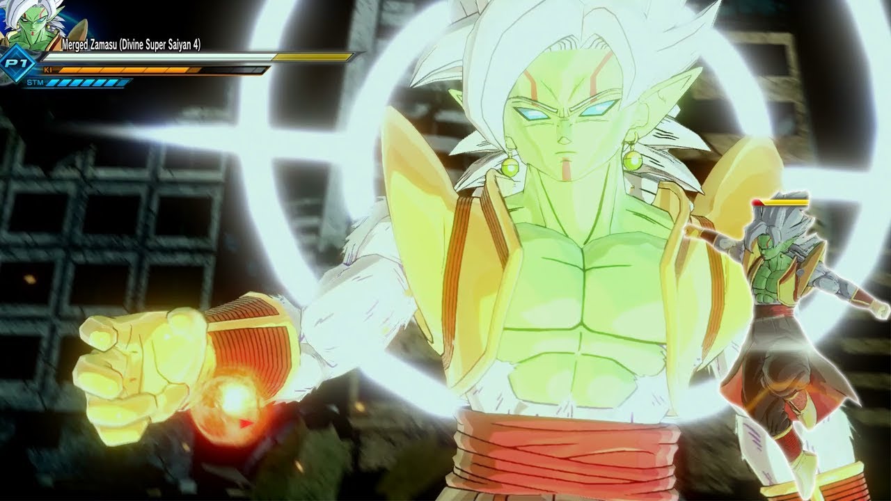 Divine SSJ4 Merged Zamasu, Divine Strike! Dragon Ball Xenoverse 2 MOD REVIEWS YouTube