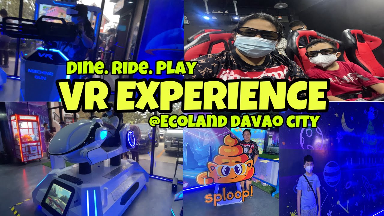 Let’s experience VR GAMES Ecoland Davao City Simply Dace YouTube