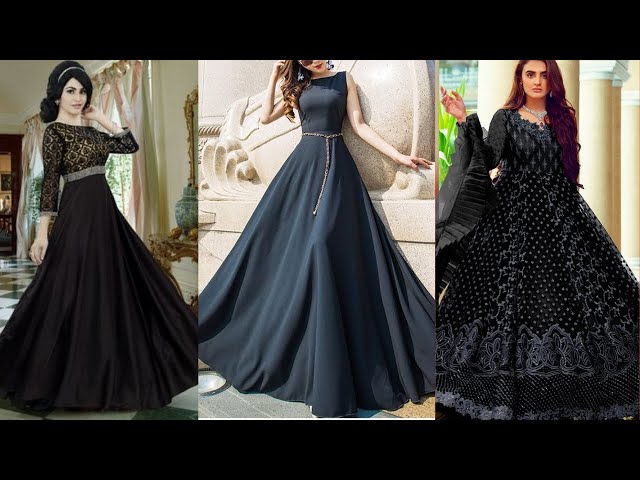 Designer Party Wear Black Short Gown For Women in Jabalpur at best price by  Rajgadhia Exports - Justdial