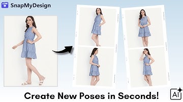 Change Model Poses in Seconds with AI | SnapMyDesign Pose Change Tutorial