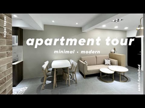Video: Minalismul îmbunătățit în culori prezentat de apartamentul fermecător din Taiwan