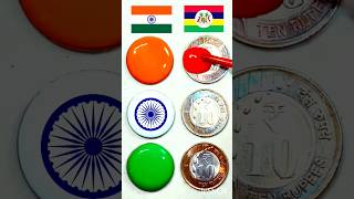 coin art || flag art #art #coin #viral #subscribe #flag #shorts