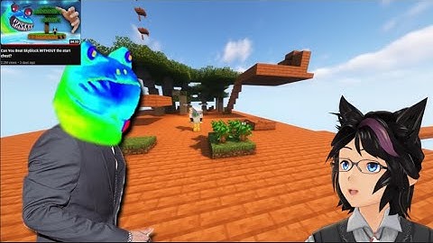 "Can You Beat Skyblock WITHOUT the start chest?" | Kip Reacts to martincitopants